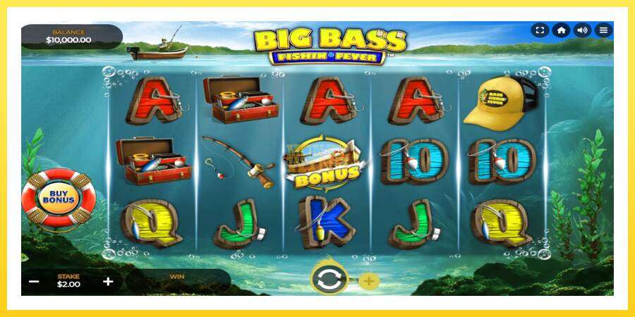 Slika 1 igralni avtomat Big Bass Fishin Fever