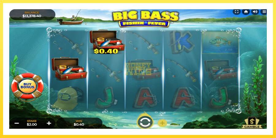 Slika 2 igralni avtomat Big Bass Fishin Fever