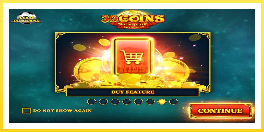 Slika 1 igralni avtomat 30 Coins Score The Jackpot