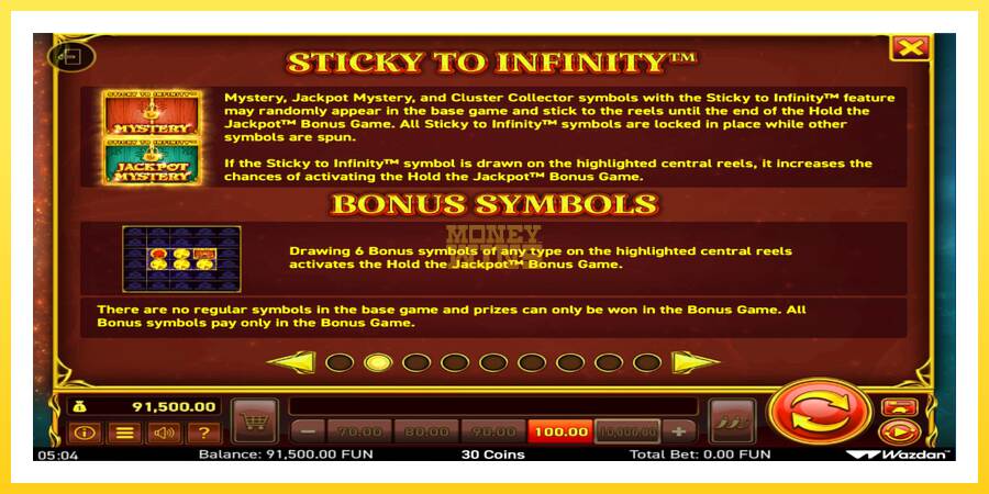 Slika 6 igralni avtomat 30 Coins Score The Jackpot