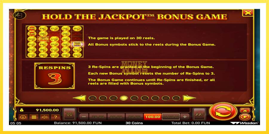 Slika 7 igralni avtomat 30 Coins Score The Jackpot