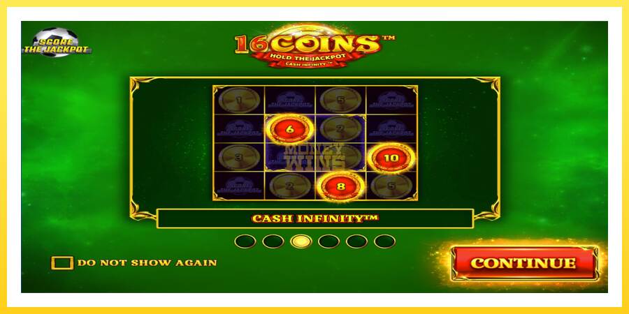 Slika 1 igralni avtomat 16 Coins Score The Jackpot