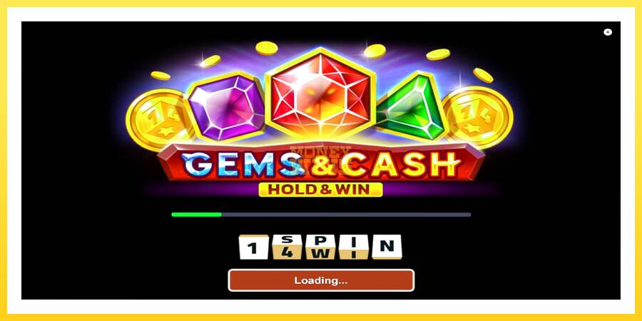 Slika 1 igralni avtomat Gems & Cash