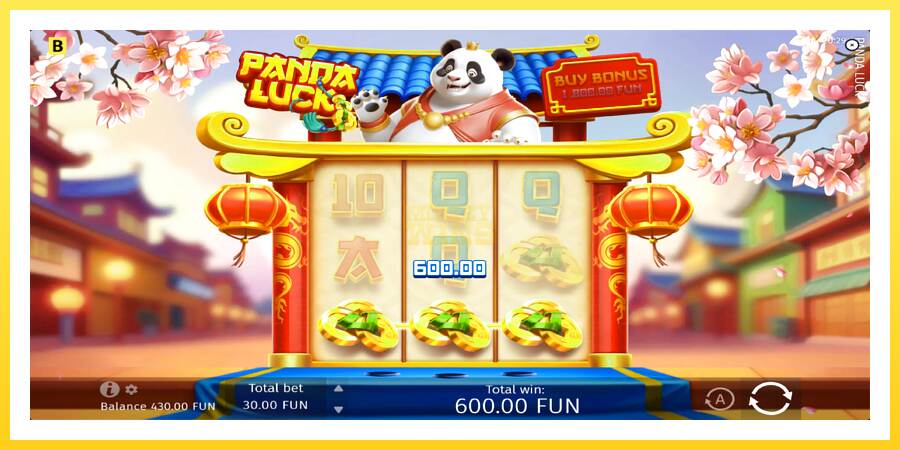 Slika 4 igralni avtomat Panda Luck