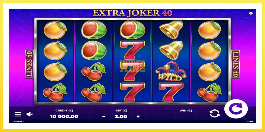 Slika 1 igralni avtomat Extra Joker 40