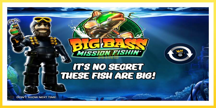 Slika 1 igralni avtomat Big Bass Mission Fishin