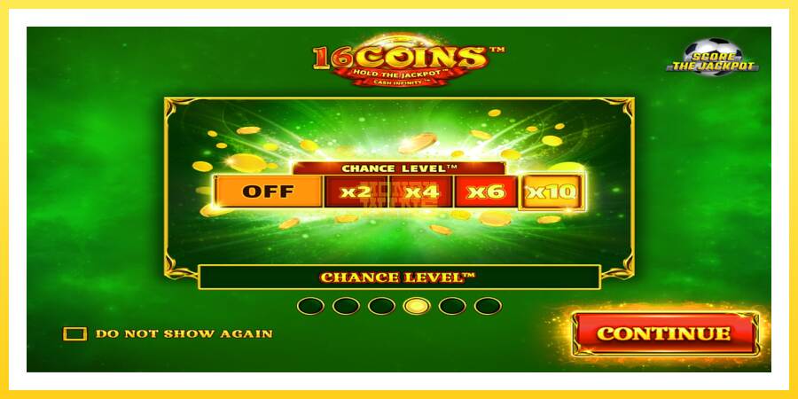 Slika 1 igralni avtomat 16 Coins Grand Gold Edition Score The Jackpot