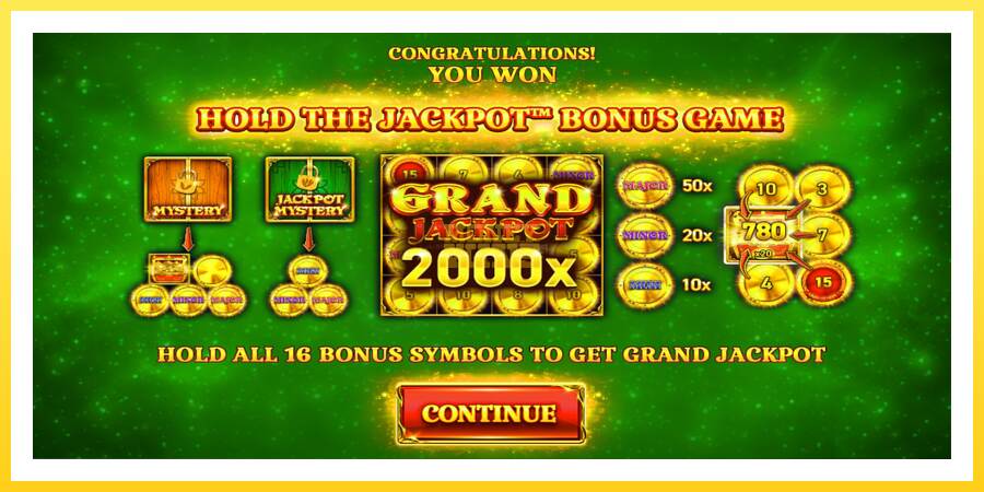 Slika 3 igralni avtomat 16 Coins Grand Gold Edition Score The Jackpot