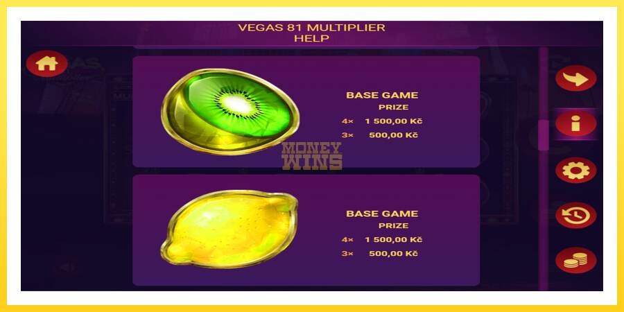 Slika 5 igralni avtomat Vegas 81 Multiplier