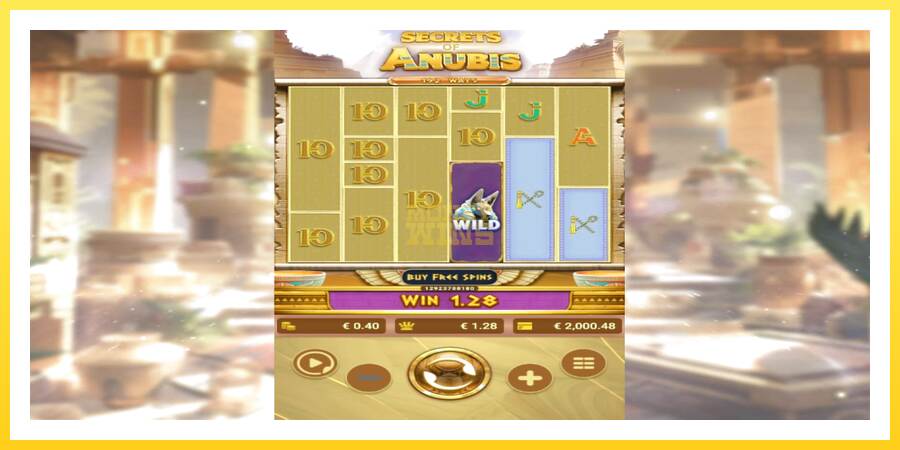 Slika 2 igralni avtomat Secrets of Anubis