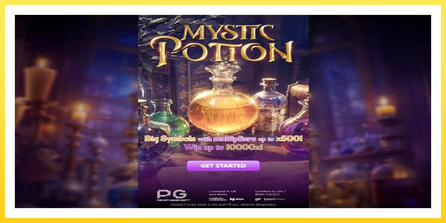 Slika 1 igralni avtomat Mystic Potion