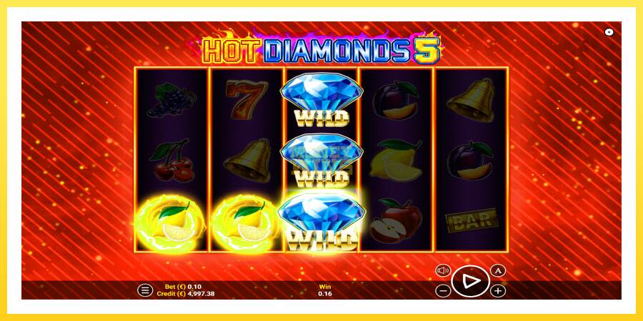 Slika 4 igralni avtomat Hot Diamonds 5