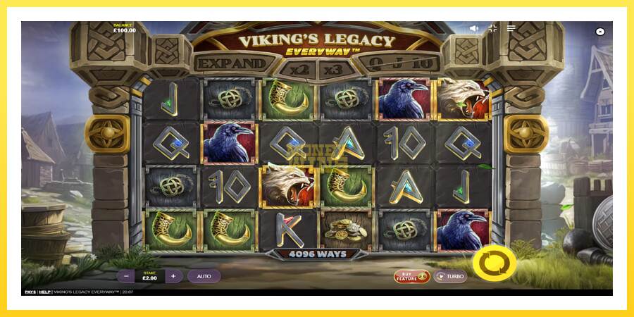 Slika 2 igralni avtomat Vikings Legacy Everyway