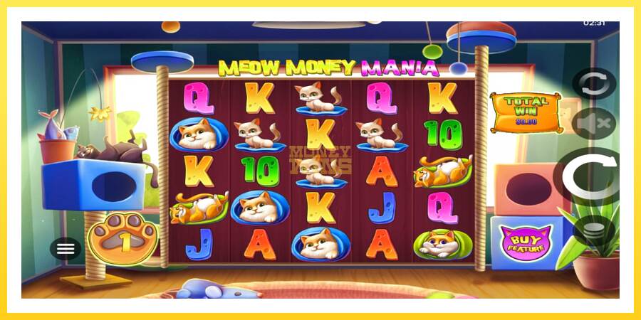 Slika 1 igralni avtomat Meow Money Mania