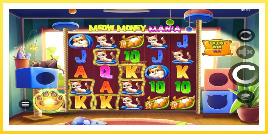 Slika 2 igralni avtomat Meow Money Mania