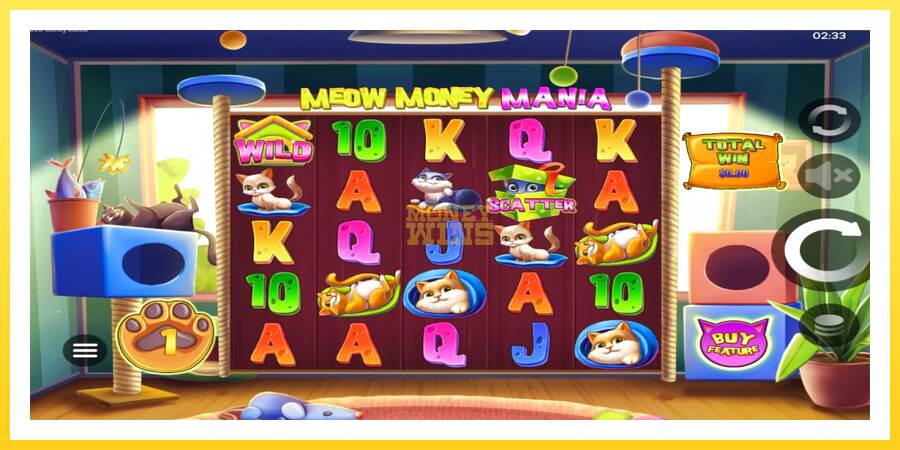 Slika 3 igralni avtomat Meow Money Mania