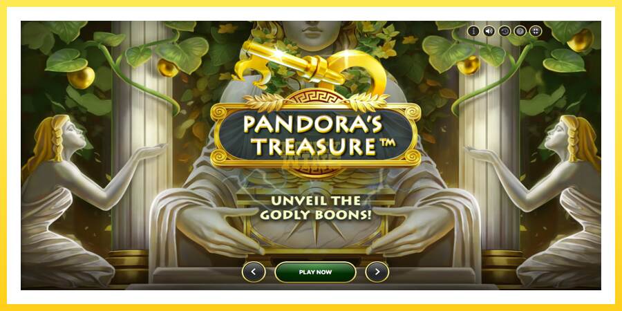 Slika 1 igralni avtomat Pandoras Treasure