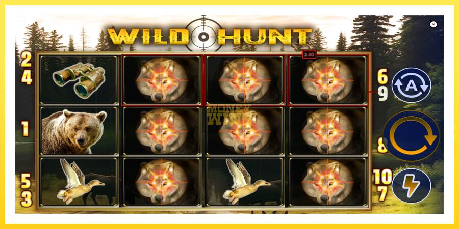 Slika 3 igralni avtomat Wild Hunt