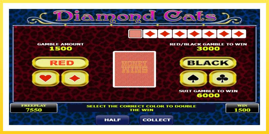 Slika 4 igralni avtomat Diamond Cats