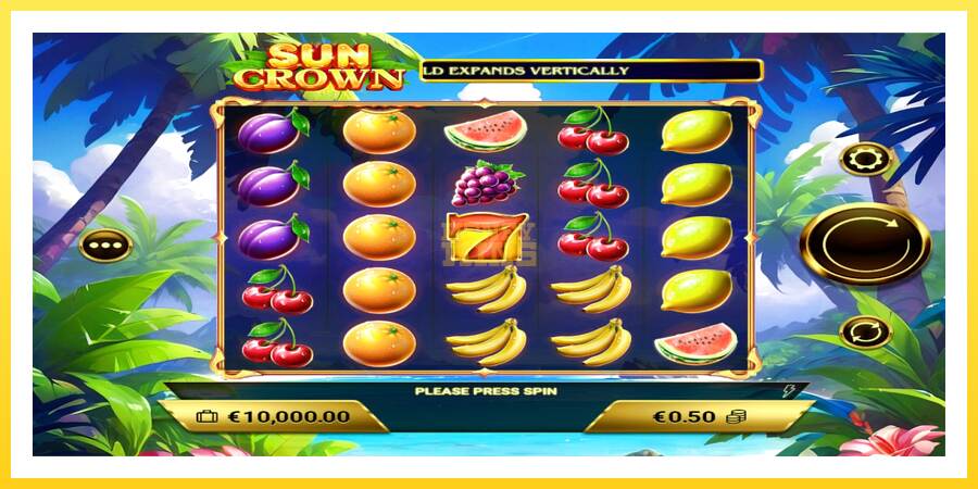 Slika 1 igralni avtomat Sun Crown