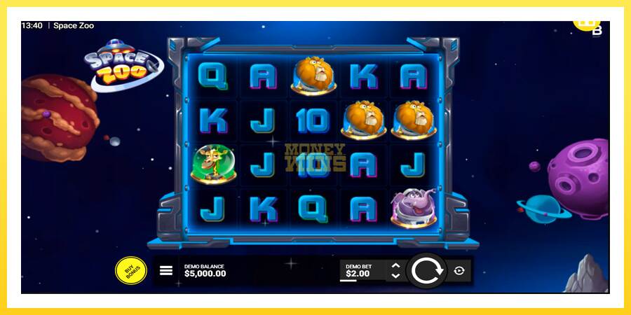 Slika 1 igralni avtomat Space Zoo