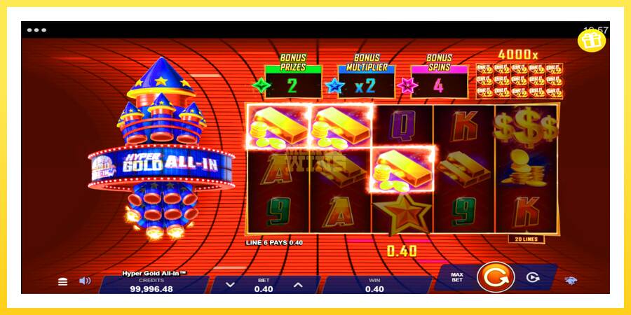 Slika 5 igralni avtomat Hyper Gold All-In