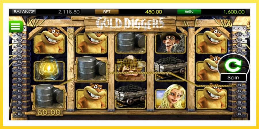 Slika 2 igralni avtomat Gold Diggers