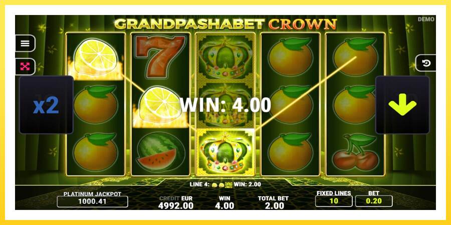 Slika 2 igralni avtomat Grandpashabet Crown