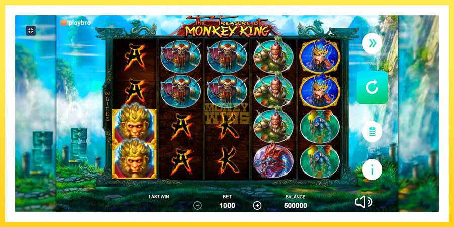 Slika 1 igralni avtomat The Monkey King