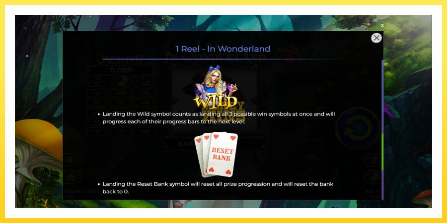 Slika 7 igralni avtomat 1 Reel In Wonderland