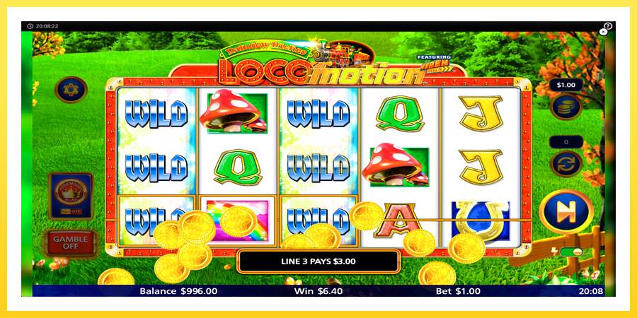 Slika 2 igralni avtomat Rainbow Riches Locomotion