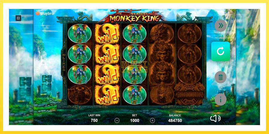 Slika 5 igralni avtomat The Monkey King