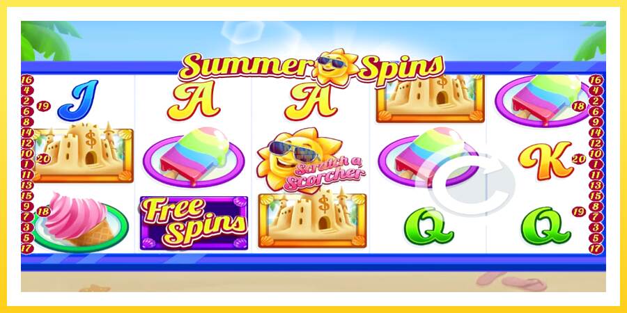 Slika 1 igralni avtomat Summer Spins