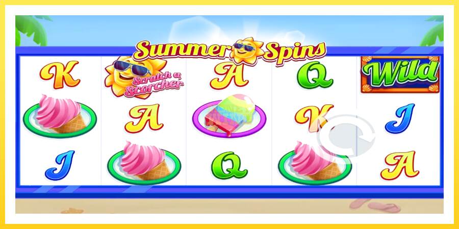 Slika 4 igralni avtomat Summer Spins