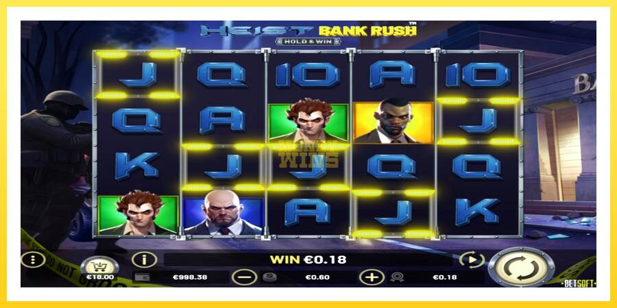 Slika 2 igralni avtomat Heist: Bank Rush