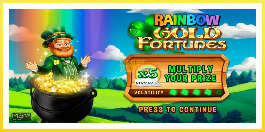 Slika 1 igralni avtomat Rainbow Gold Fortunes