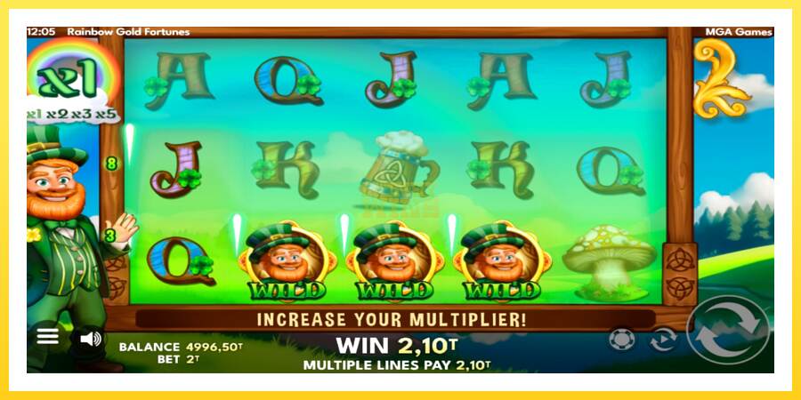 Slika 3 igralni avtomat Rainbow Gold Fortunes