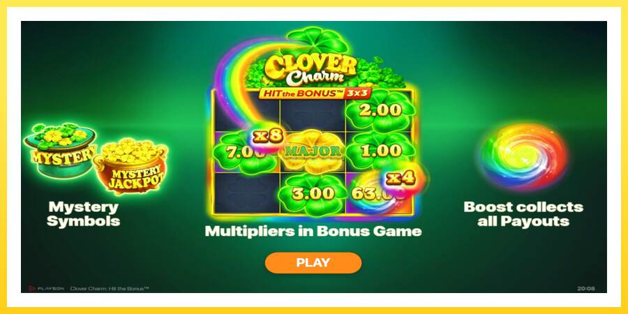 Slika 1 igralni avtomat Clover Charm: Hit the Bonus