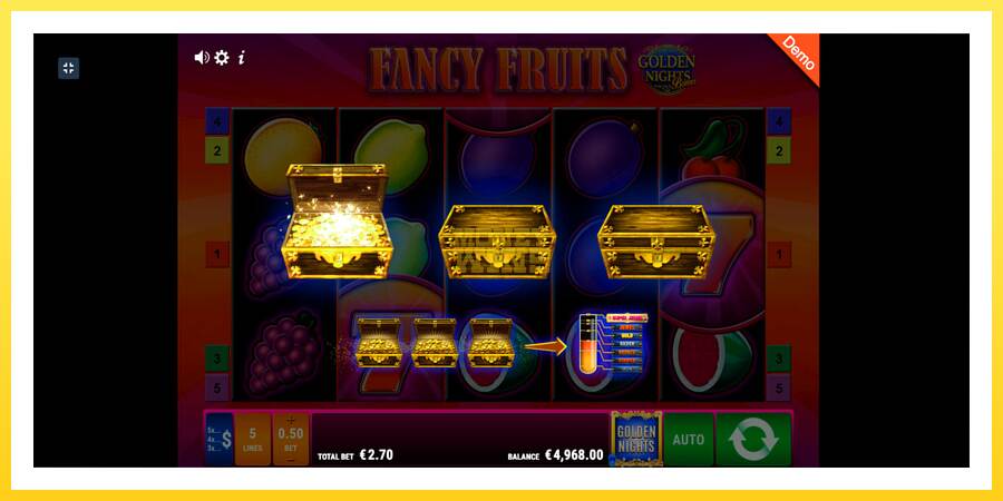 Slika 5 igralni avtomat Fancy Fruits GDN