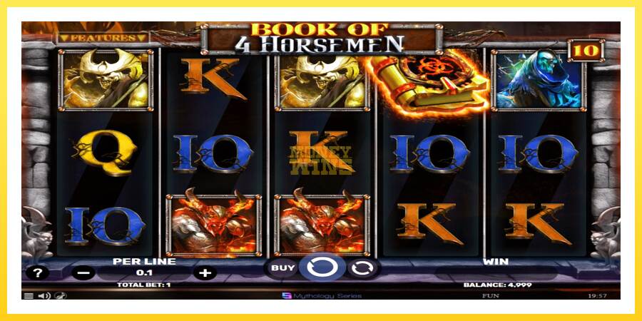 Slika 2 igralni avtomat Book of 4 Horsemen