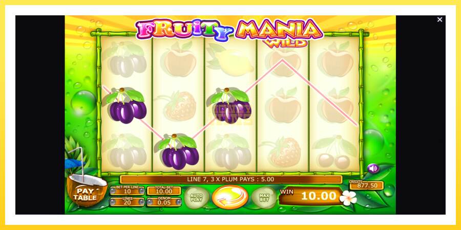 Slika 4 igralni avtomat Fruity Mania