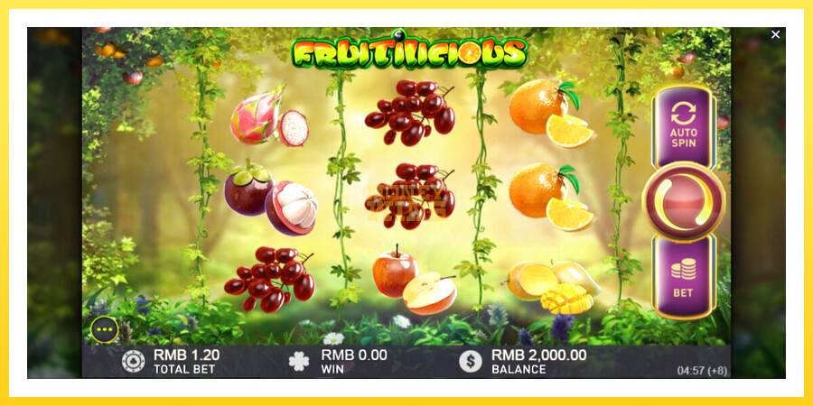 Slika 2 igralni avtomat Fruitilicious