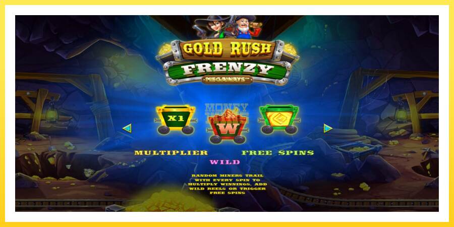 Slika 1 igralni avtomat Gold Rush Frenzy Megaways