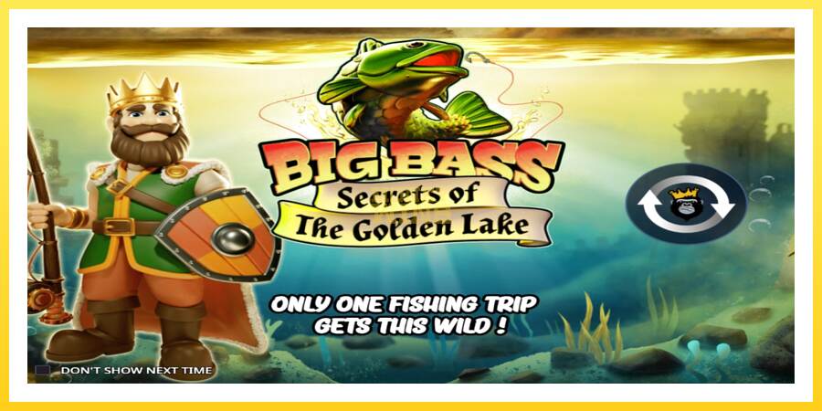 Slika 1 igralni avtomat Big Bass Secrets of the Golden Lake