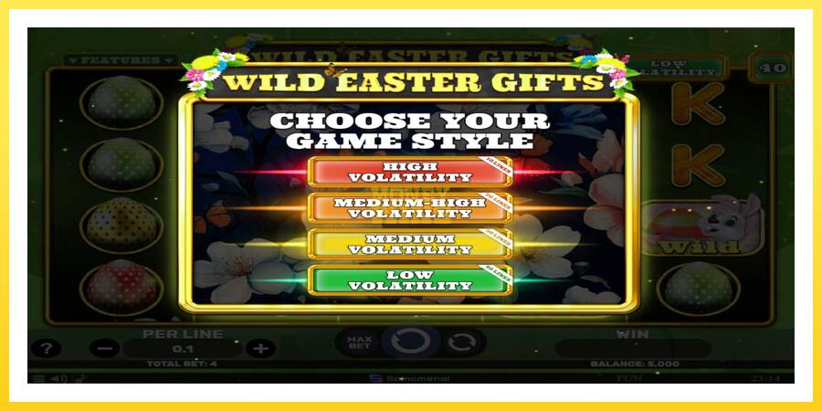 Slika 1 igralni avtomat Wild Easter Gifts