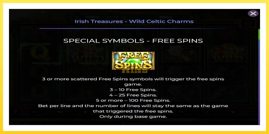 Slika 4 igralni avtomat Irish Treasures - Wild Celtic Charms