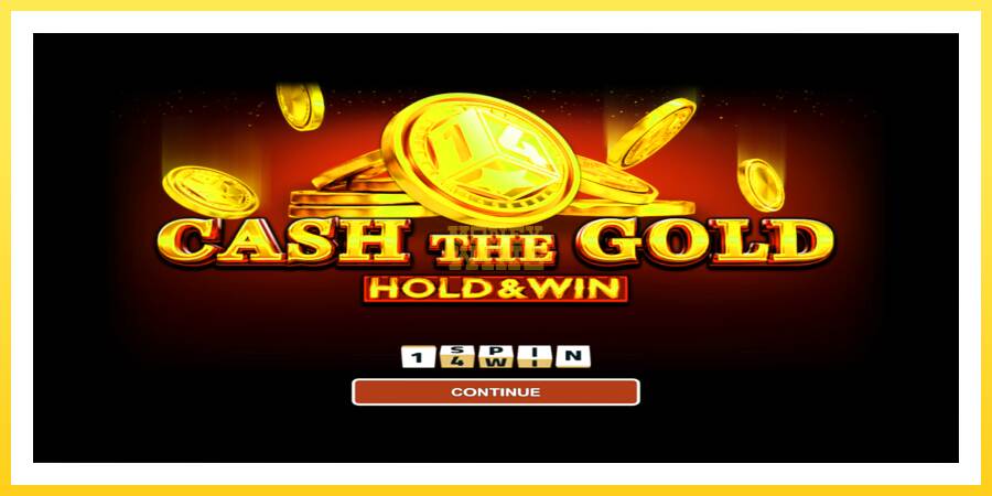 Slika 1 igralni avtomat Cash The Gold Hold & Win