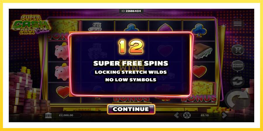 Slika 4 igralni avtomat Super Cash Drop Deluxe