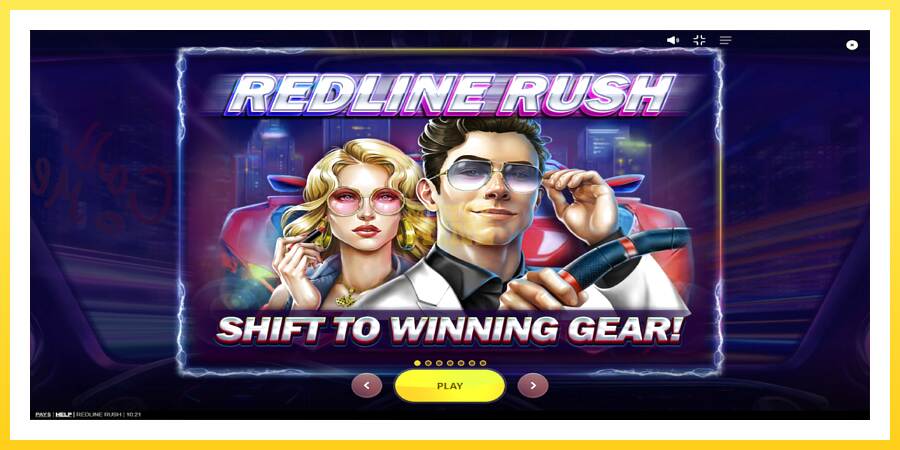 Slika 1 igralni avtomat Redline Rush