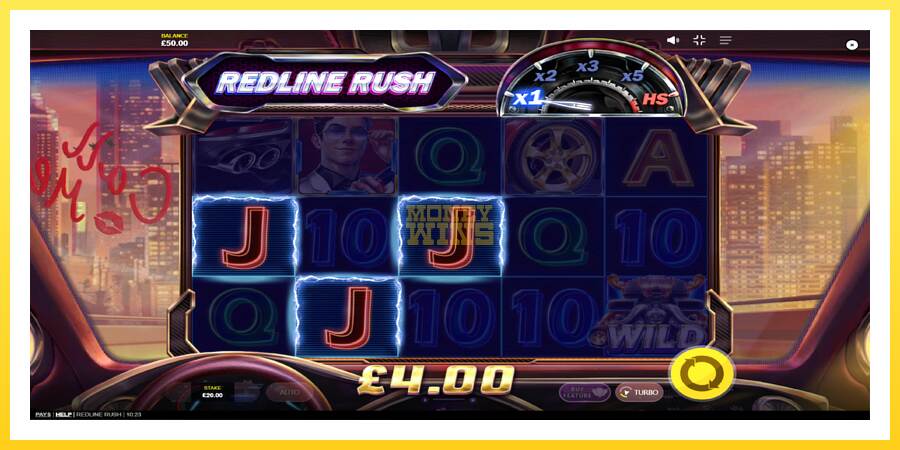 Slika 4 igralni avtomat Redline Rush